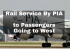 Railway service to the passengers going to the west