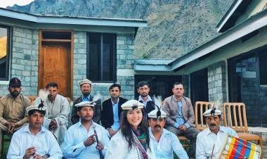 Polish Blogger Eva Shooting Documentary in Hunza