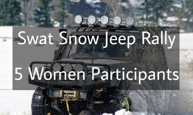 Snow Jeep Rally in Swat, including 5 Women Drivers