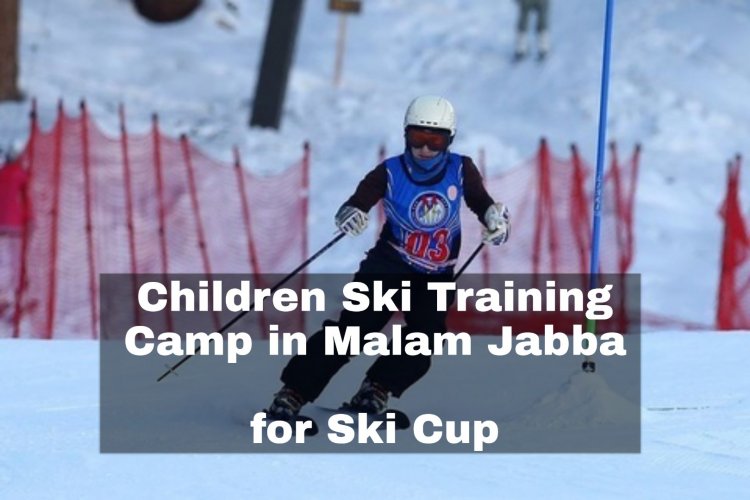 Children training camp for Ski-Cup in Malam Jabba