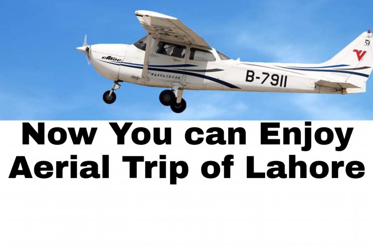 Flight Trip Over Lahore on Small Aircraft